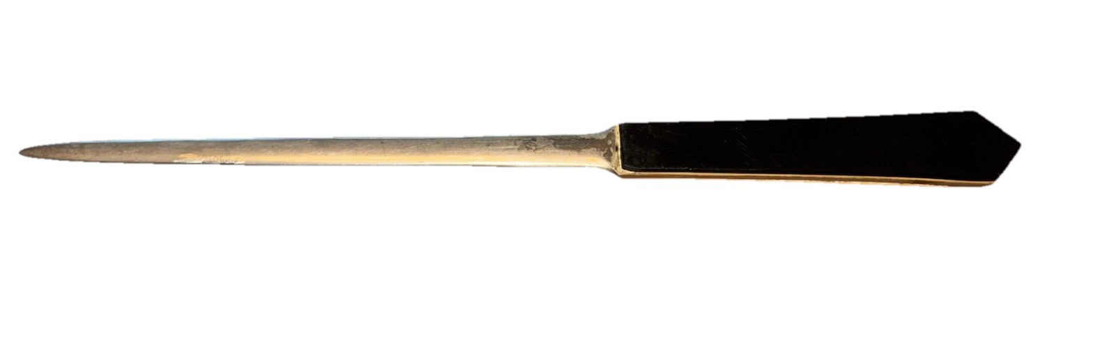 Vintage 1960-1970’s  Letter Opener Made In Italy Black Handle