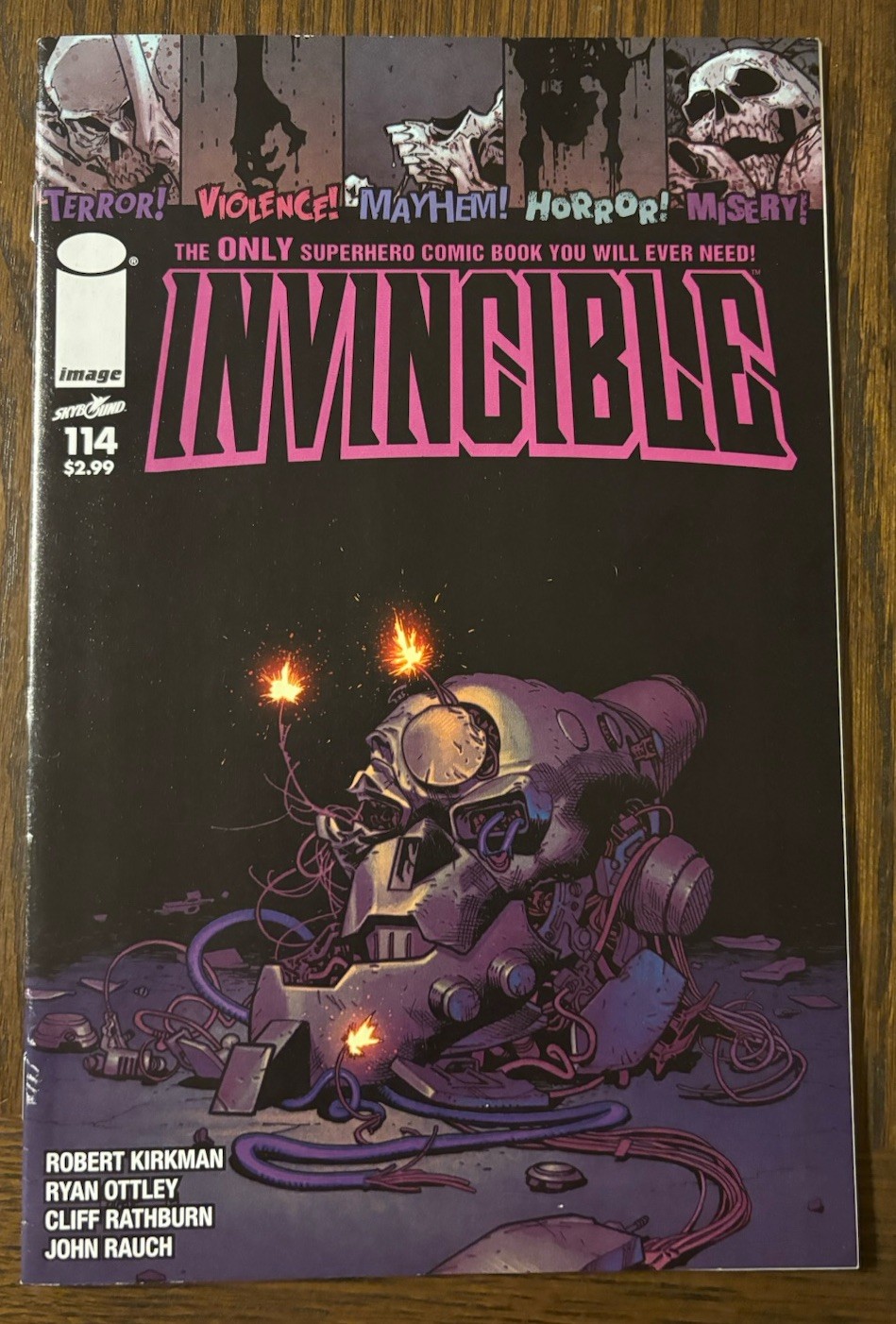 INVINCIBLE #114 Robert Kirkman Ryan Ottley 1st Print Image Comics 2014 VF PICS