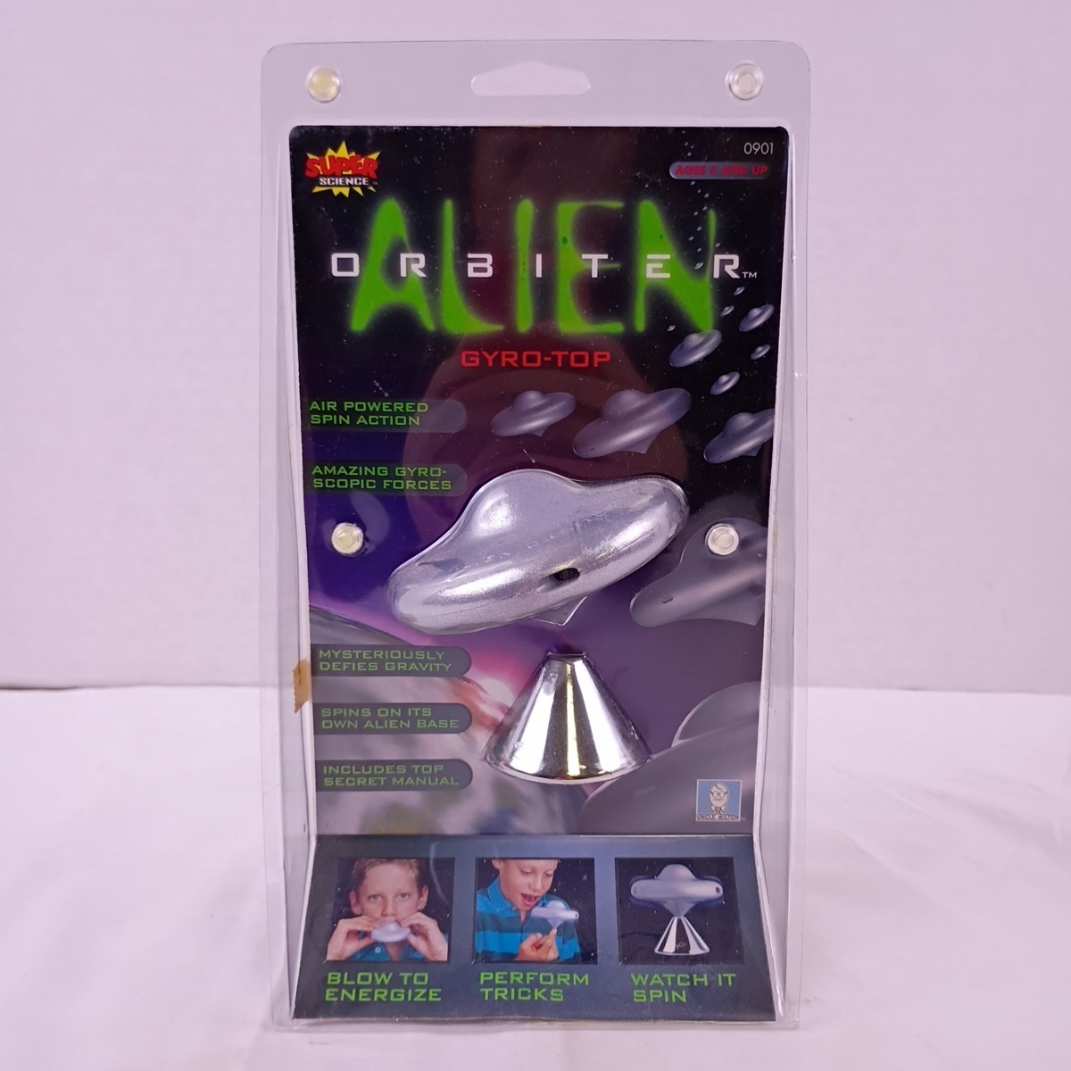 Uncle Milton Super Science Alien Orbiter Gyro-Top Seen in Baby Einstein New