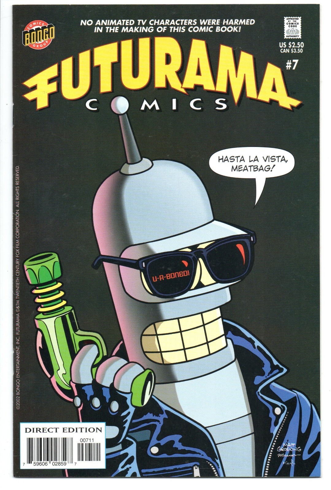 Futurama #7, 10, 11, 15-17, 20, 23, 33, 34 + Simpsons Crossover 2 Series + FCBD