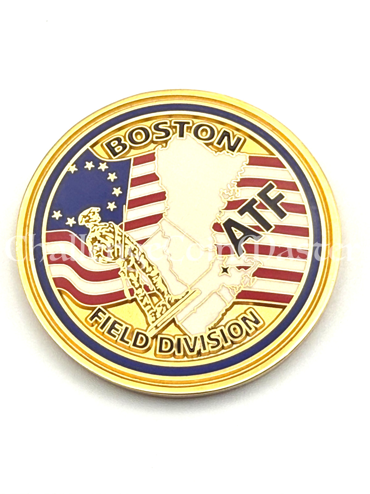 F88 ATF Boston Field Division Explosives Police Challenge Coin