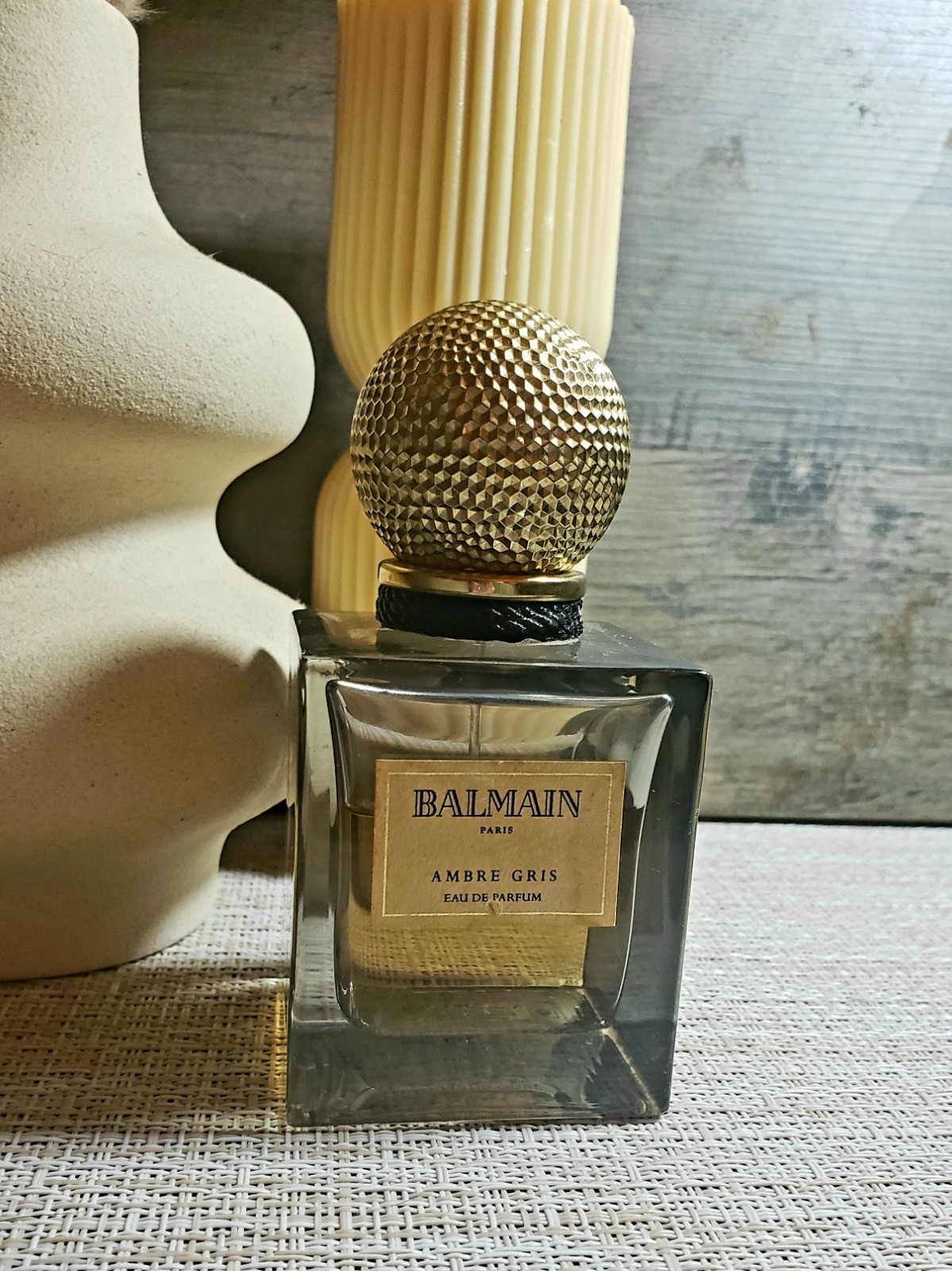 BALMAIN AMBRE GRIS EDP 2.55 Fl Oz Pre-Owned (see images) RARE/Discontinued