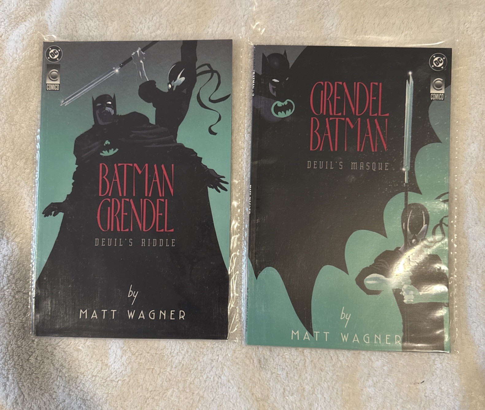 BATMAN GRENDEL #1, 2 By MATT WAGNER DC Comics/Comico 1993