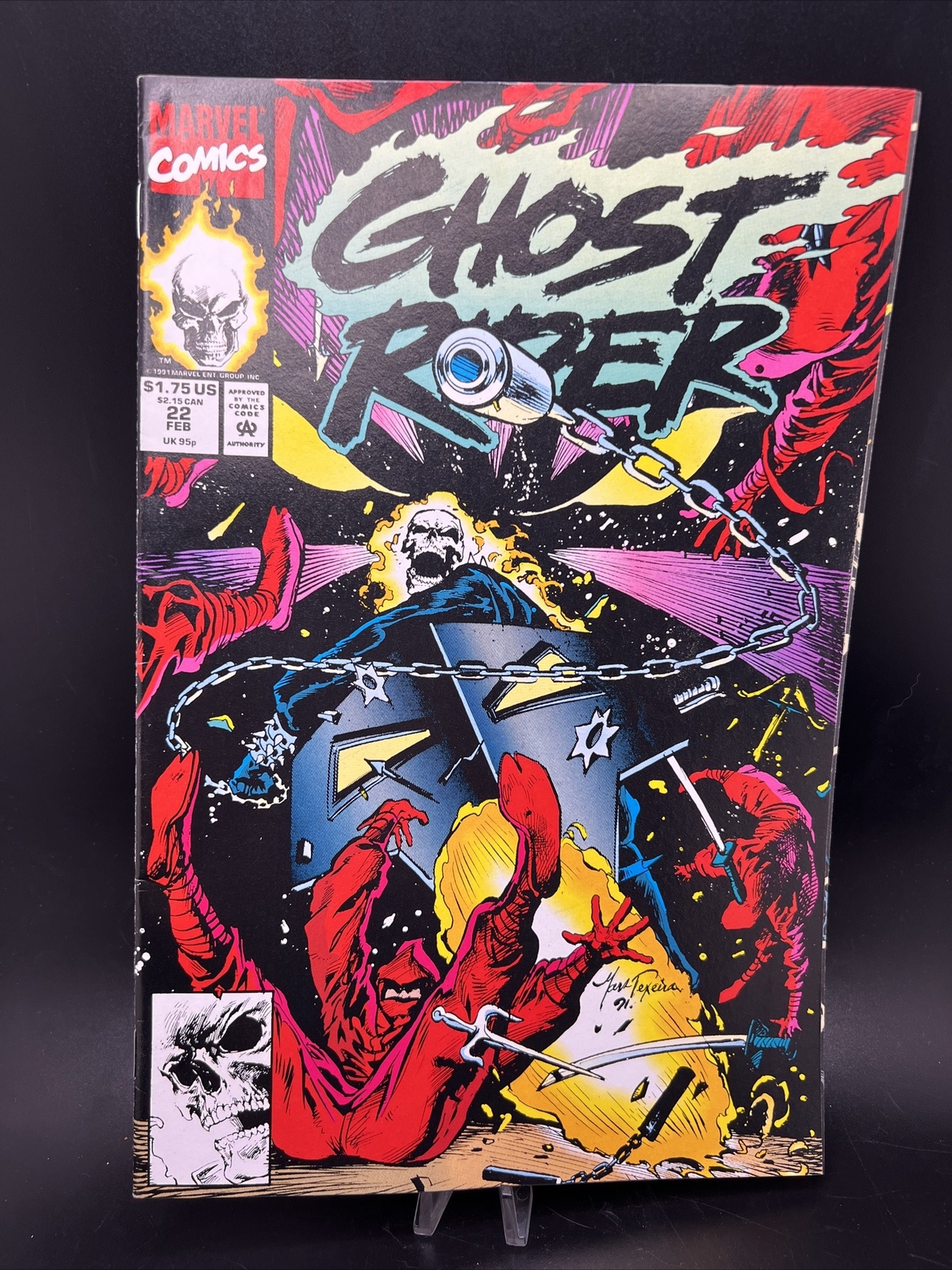 Ghost Rider #22 Marvel Comic Feb 22, 1991 Mark Texeira
