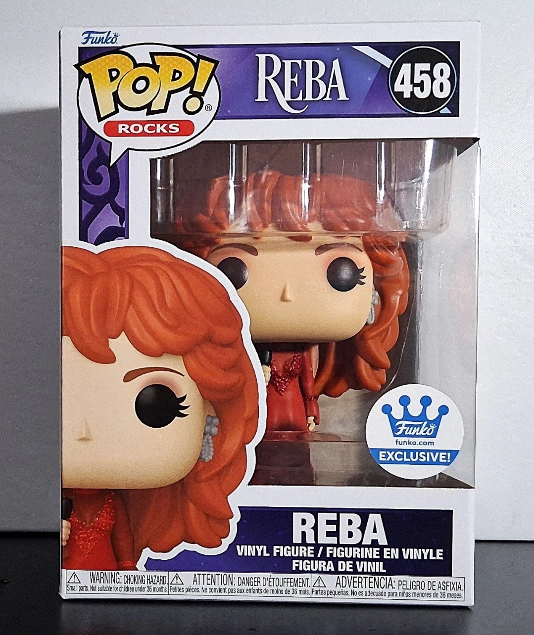Reba McEntire #458  Funko Shop Exclusive CMA Awards Red Dress Vinyl Figure