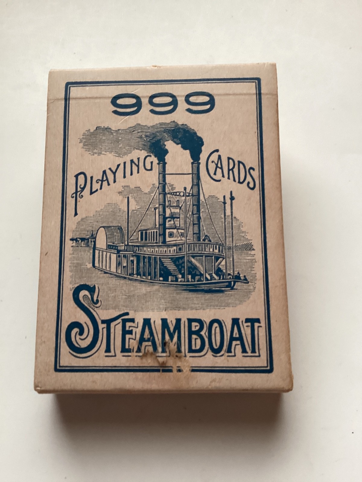 Vintage 999 STEAMBOAT Playing Cards. *SEALED TAX STAMP * (NOS)