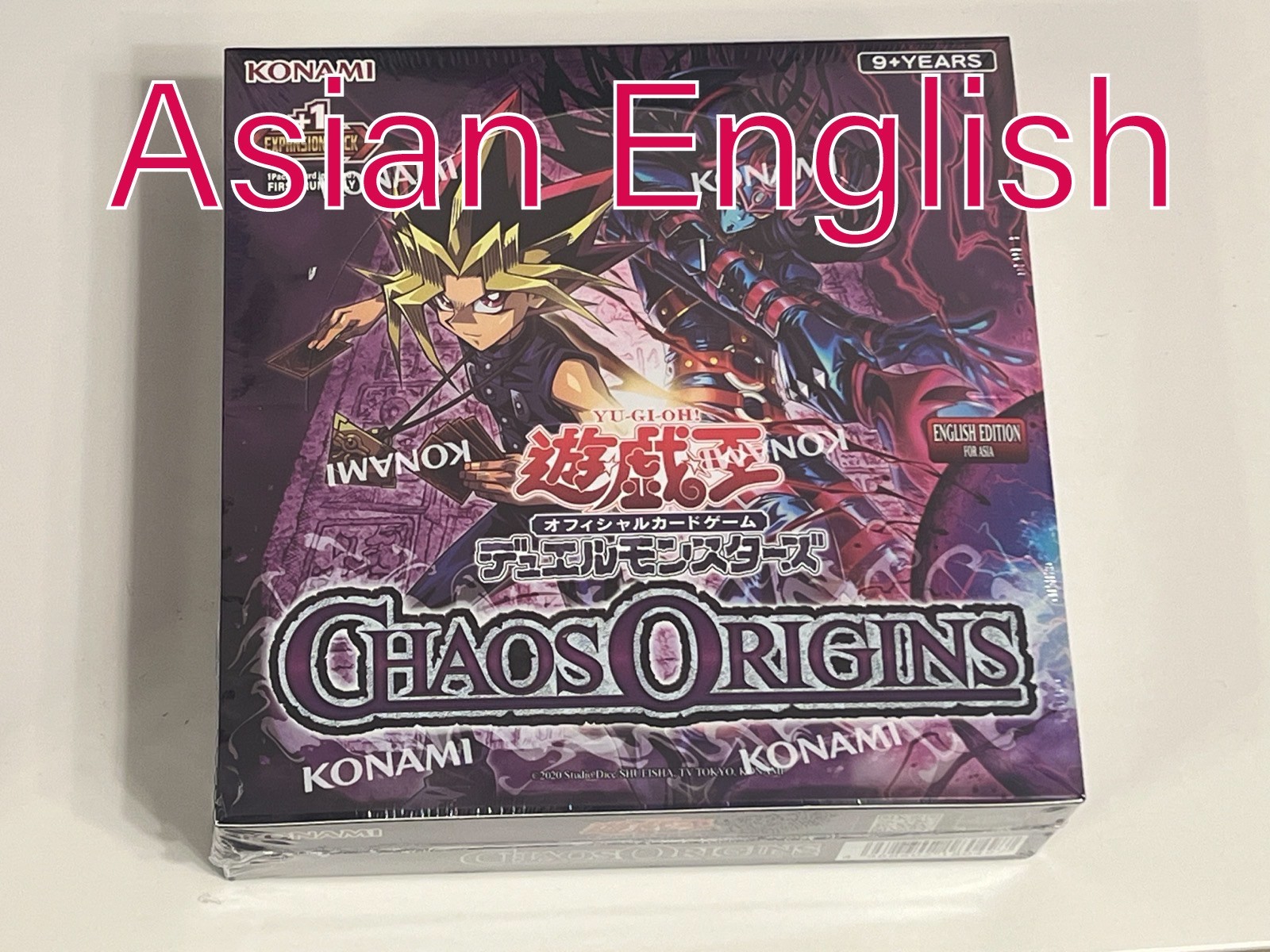 YuGiOh Asian Eng Chaos Origins Booster Box Seal 24 Packs CORI-AE See Description