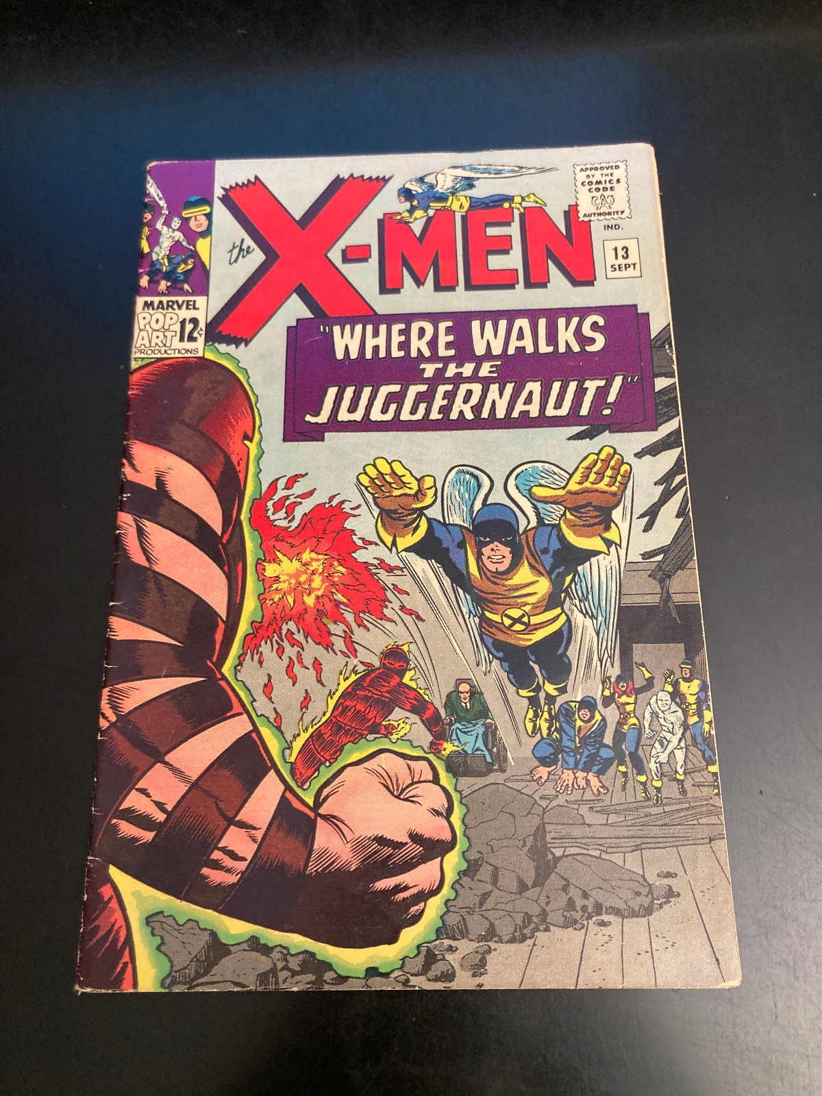 X-MEN #13 (1965) *Key Issue Juggernaut* Very Bright, Colorful, Glossy