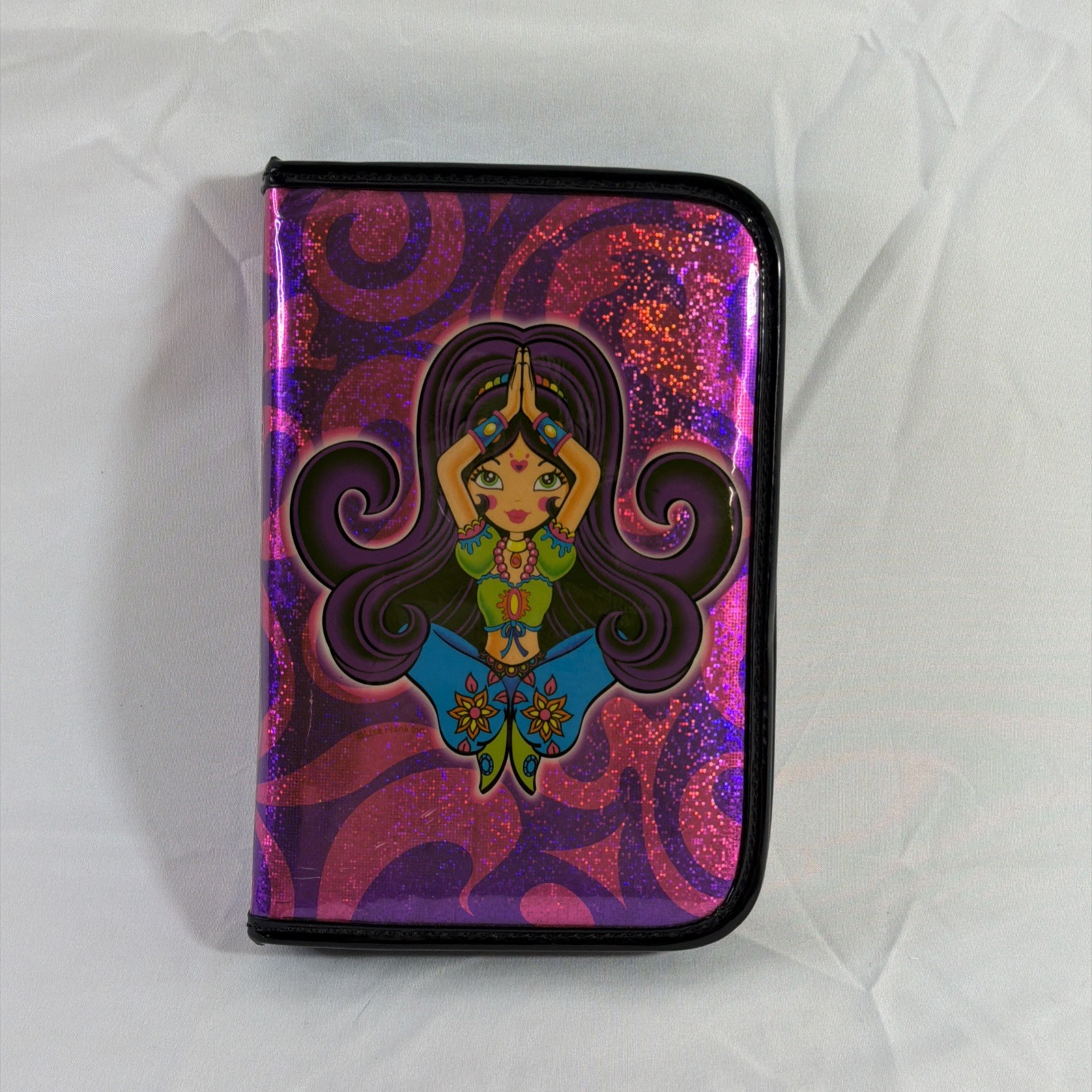 Vintage Lisa Frank Hippie Girl Organizer 8\