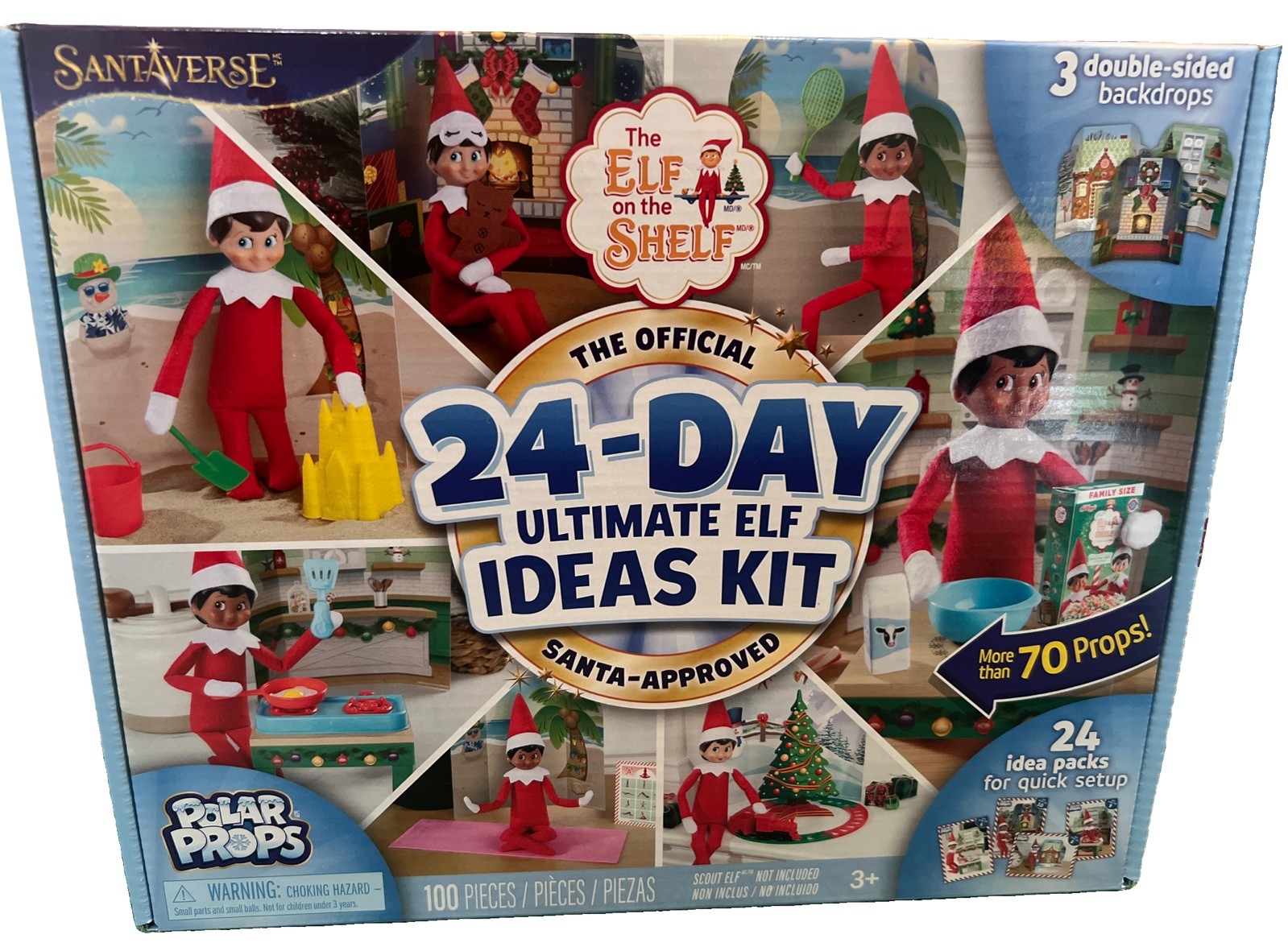 New The Elf on the Shelf 24-Day Ultimate Accessories Kit with 70+ Props