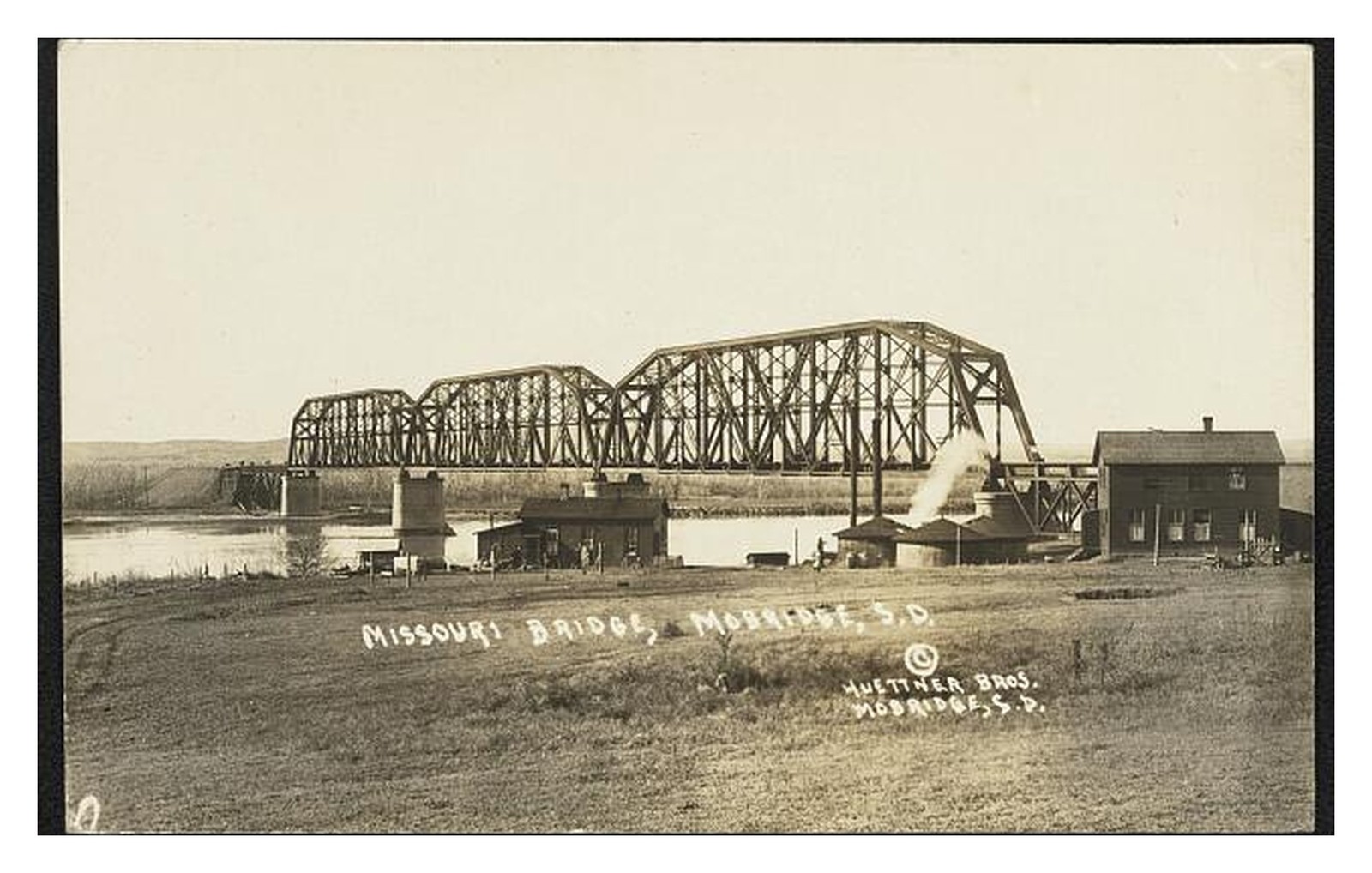 Mobridge South Dakota Missouri Bridge Standard Postcard