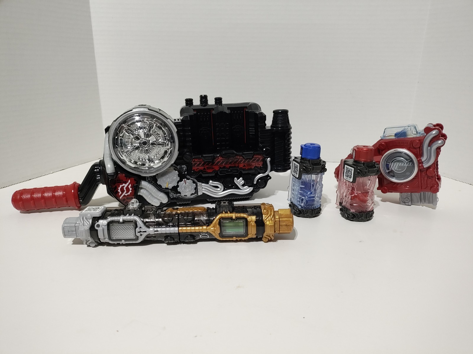 Kamen Rider Build DX Build Driver with hazard driver and double bottle US seller