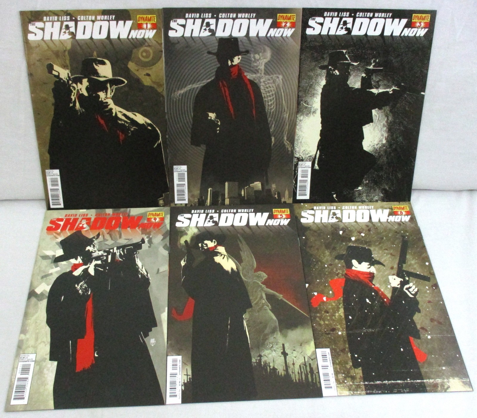 The Shadow Now #1-6 Complete Set Comic Lot Full Run David Liss Dynamite 2013