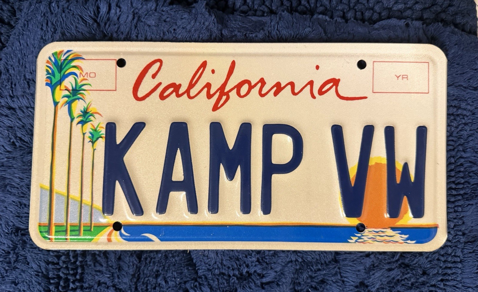 California Vanity License Plate