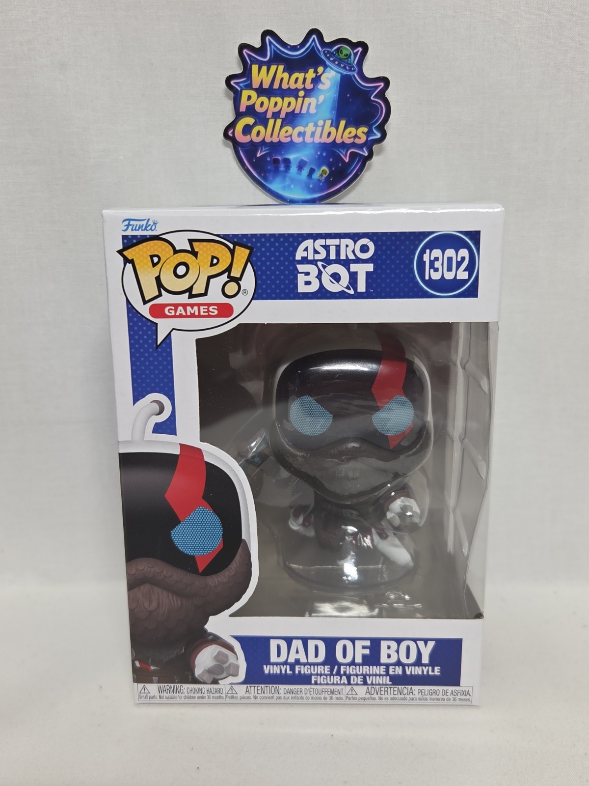 Funko Pop Vinyl: Astro Bot - Pop Dad of Boy #1302 Ships With Protector 