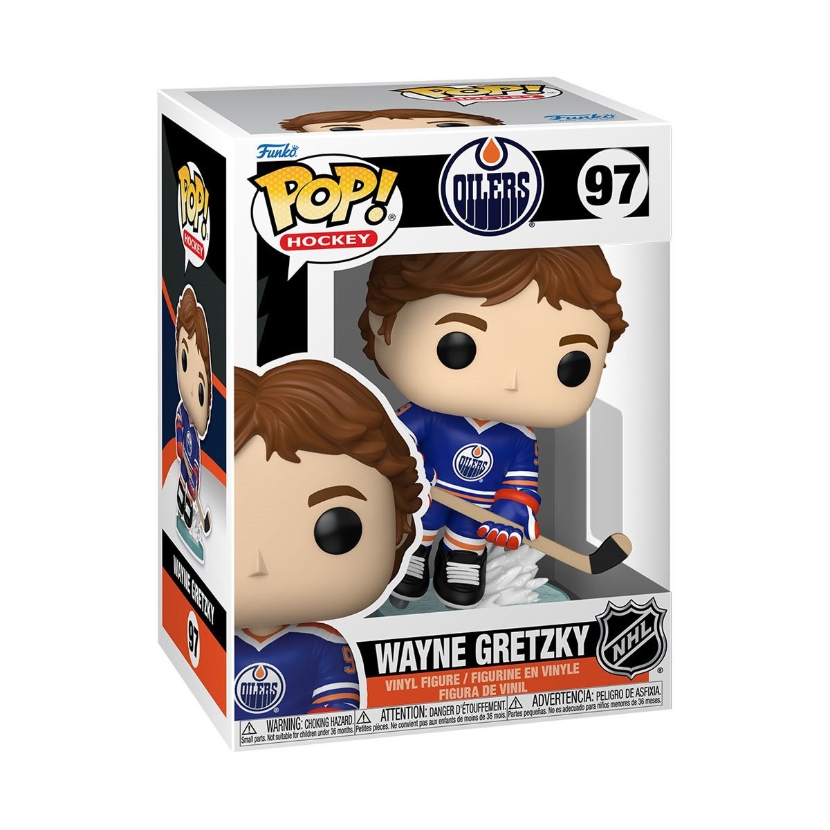 Funko Pop NHL Wayne Gretzky Edmonton Oilers Ice Hockey Legends Rookie #97