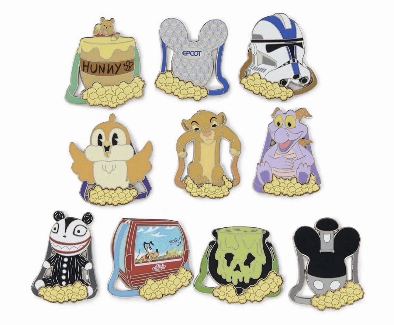 Disney Parks Popcorn Buckets Mystery Pin Blind Pack – Disney Beyond the Magic