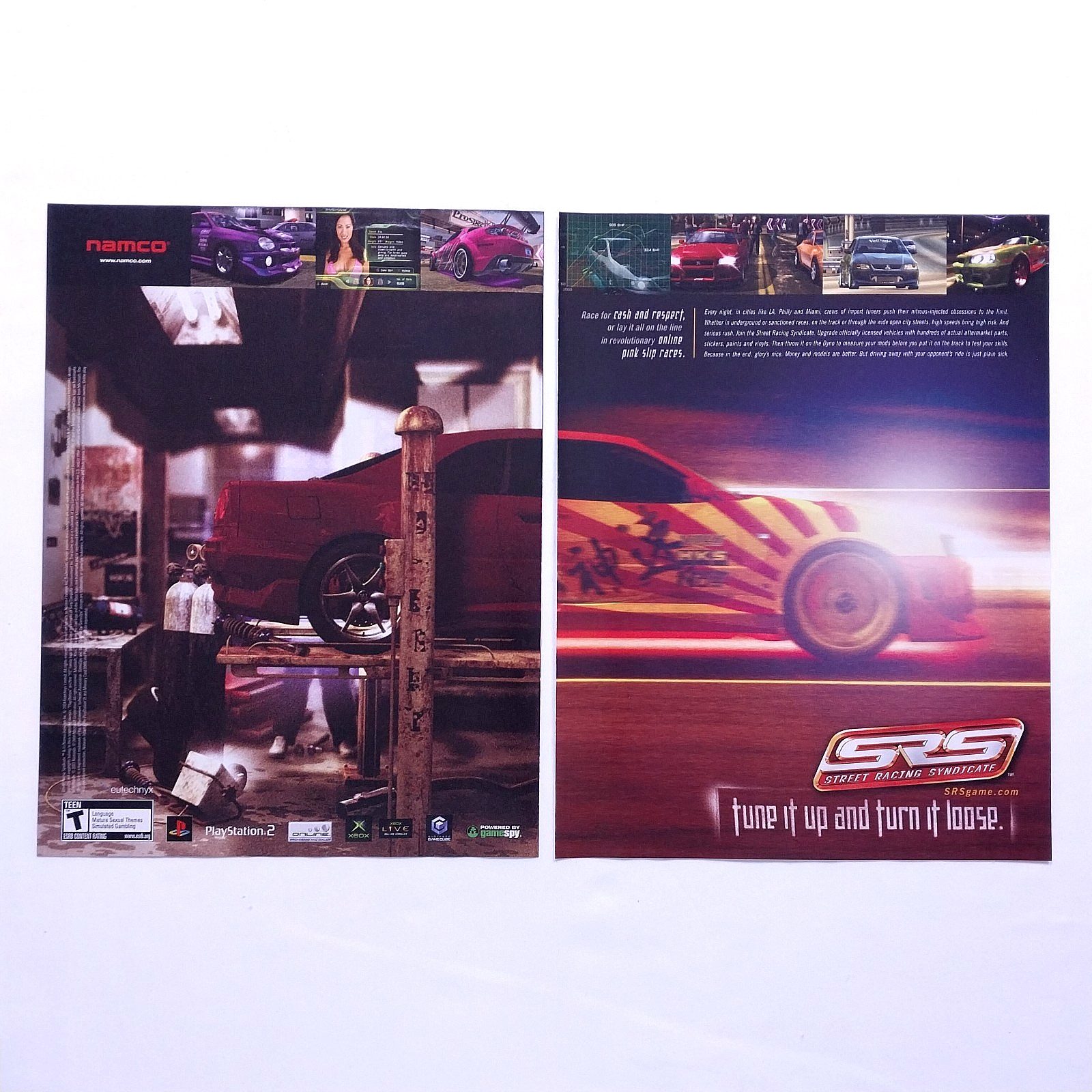 2004 SRS Street Racing Syndicate Game Promo Vintage Magazine Print Ad - Wall Art