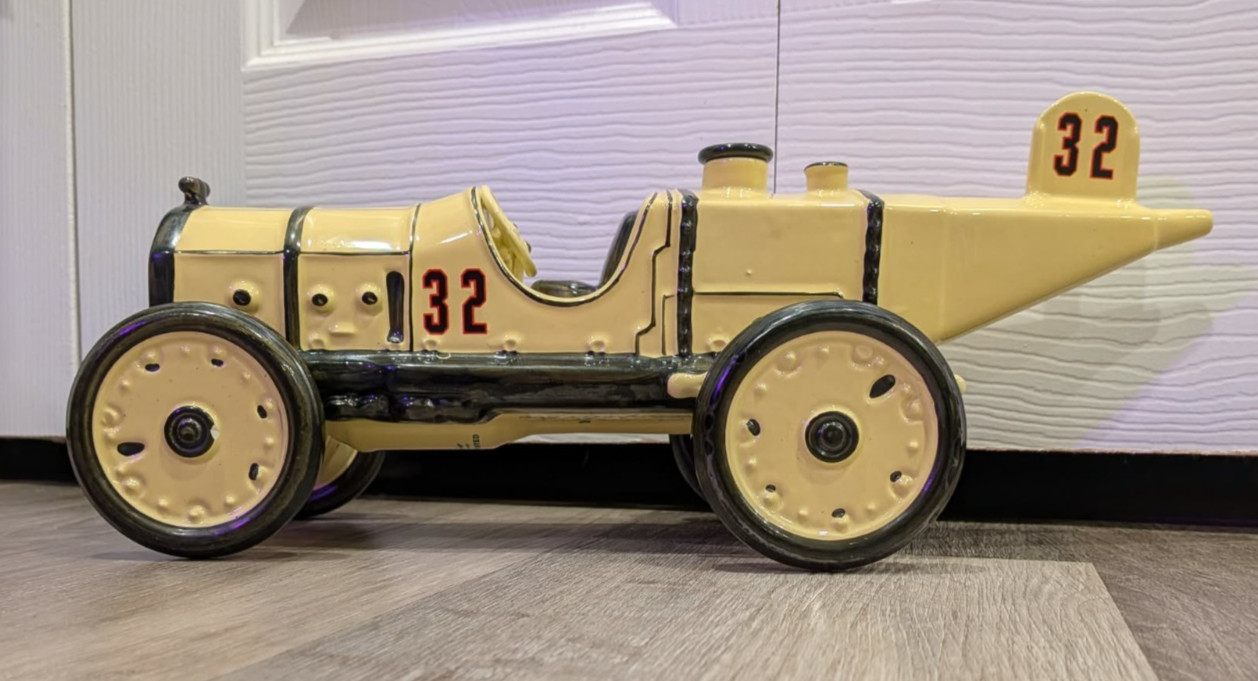 1968 Vintage--1911 Indianapolis 500 Marmon Wasp Race Car Decanter Famous Firsts