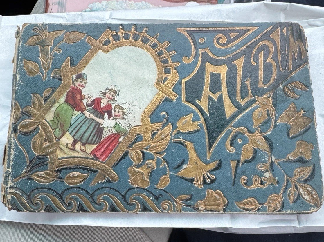 Antique 1913–1916 Friendship Autograph Diary German Made Handwritten Poetry Iowa