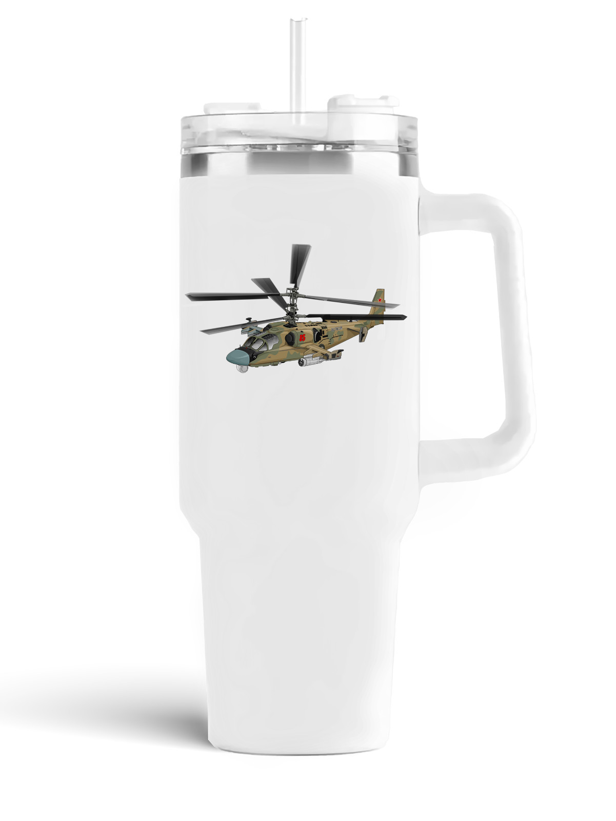 Kamov Ka-52 Alligator Stainless Steel H2.0 Quencher Tumbler 40oz