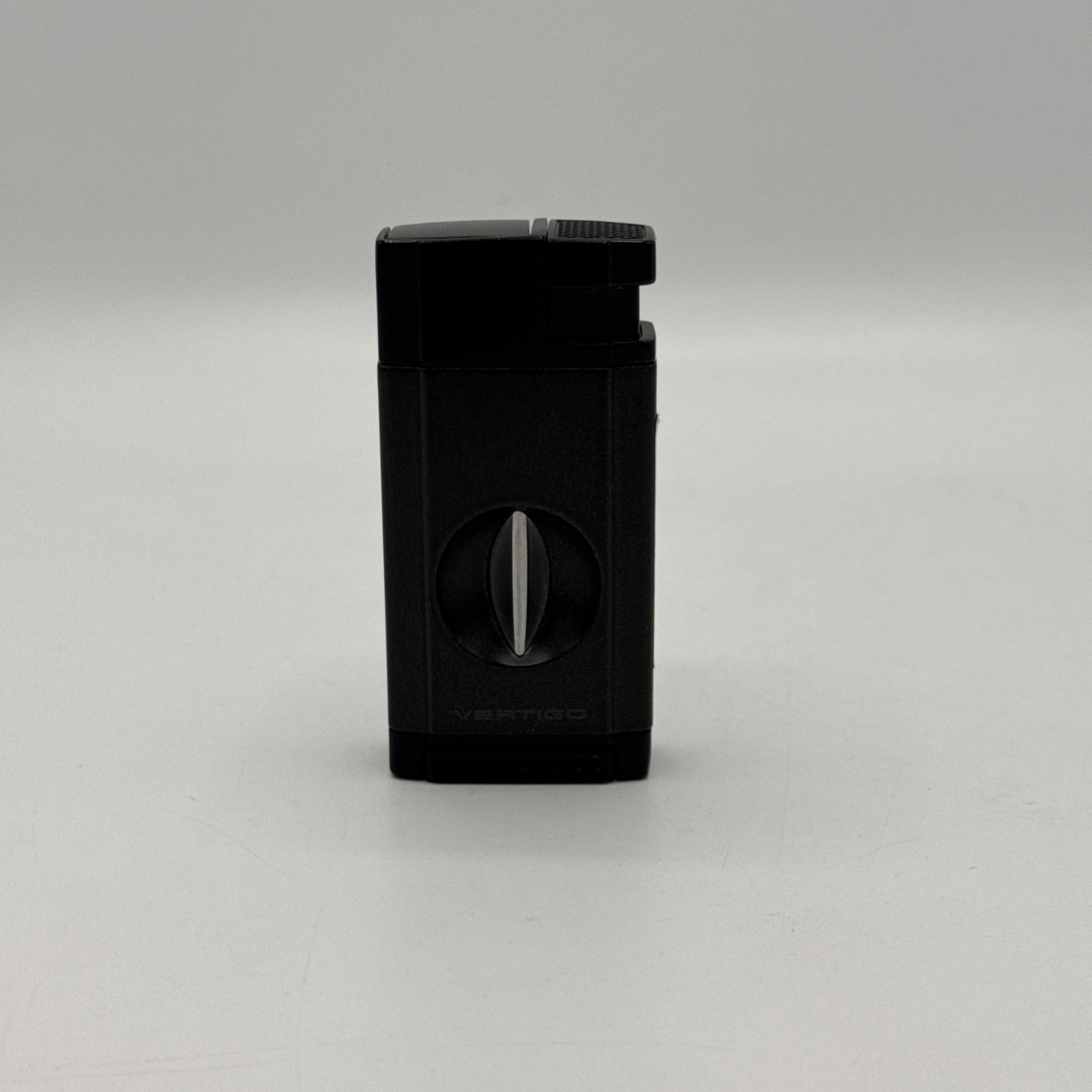 Vertigo Saber Double Torch Cigar Lighter with Built-In V Cutter Sleek Design