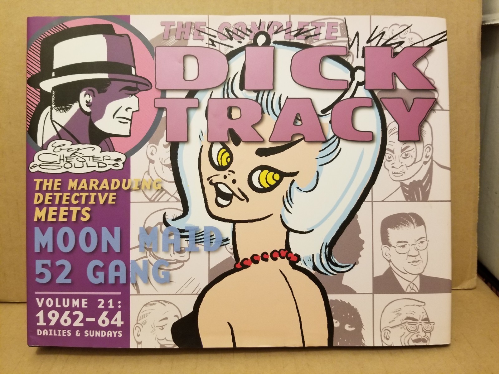 COMPLETE DICK TRACY VOL. 21 HARDCOVER HC MOON MAID CHESTER GOULD (STAINED) IDW