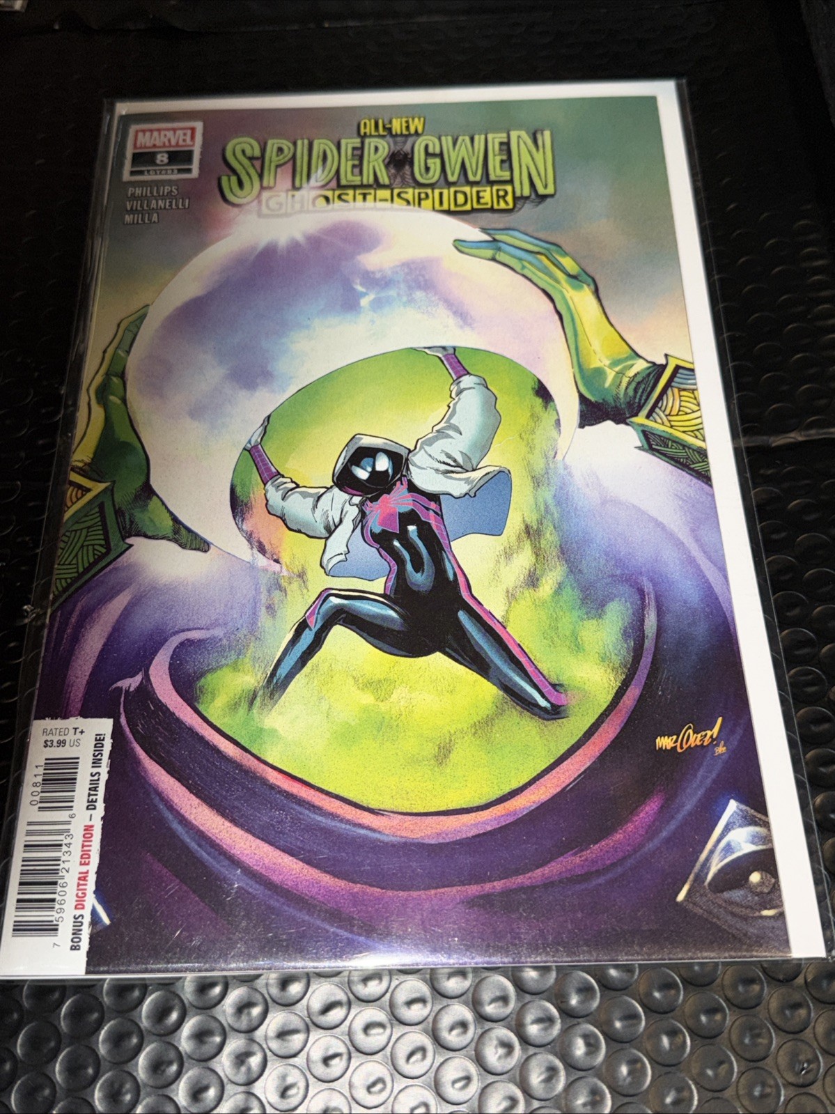 All-New Spider-Gwen: The Ghost-Spider #8 VF/NM; Marvel | 83 Mysterio - w/Bag+Boa