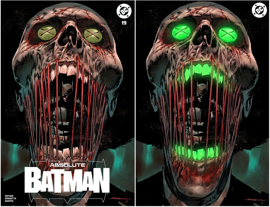 ABSOLUTE BATMAN #19 Rafa Sandoval RAW TRADE/GITD SET Limited Edition