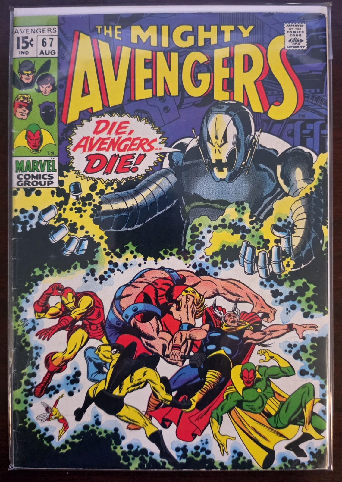 The Avengers #67 FN Ultron (Marvel Comics August 1969)