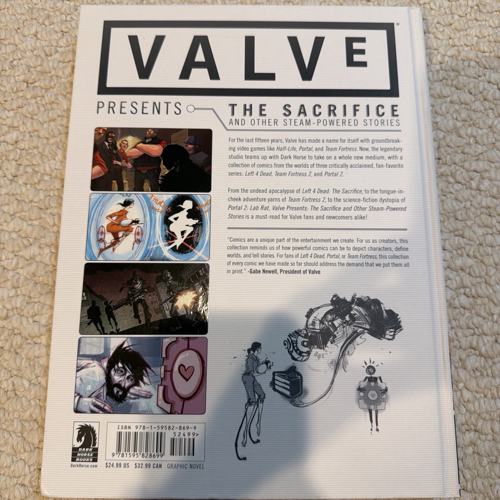 Valve The Sacrifice and Other Steam-Powered Stories Hardcover 2011 First Edition