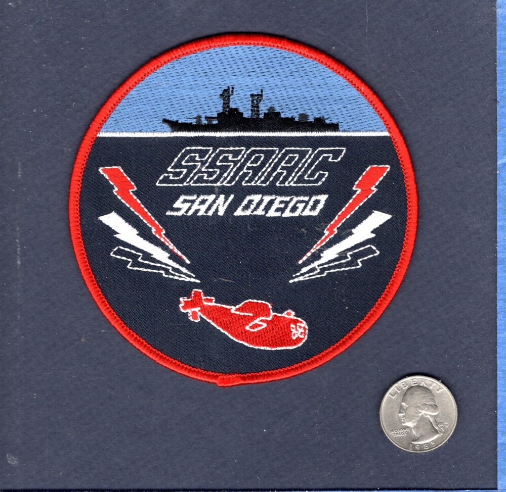 SSAAC Surface Ship ASW Analysis Center SAN DIEGO CA US NAVY Base Squadron Patch