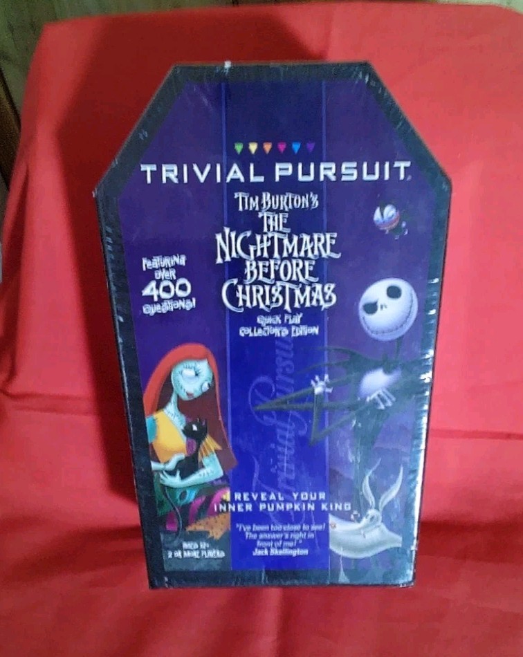 Trivial Pursuit Nightmare Before Christmas Collector Edition Game Sealed 400Q