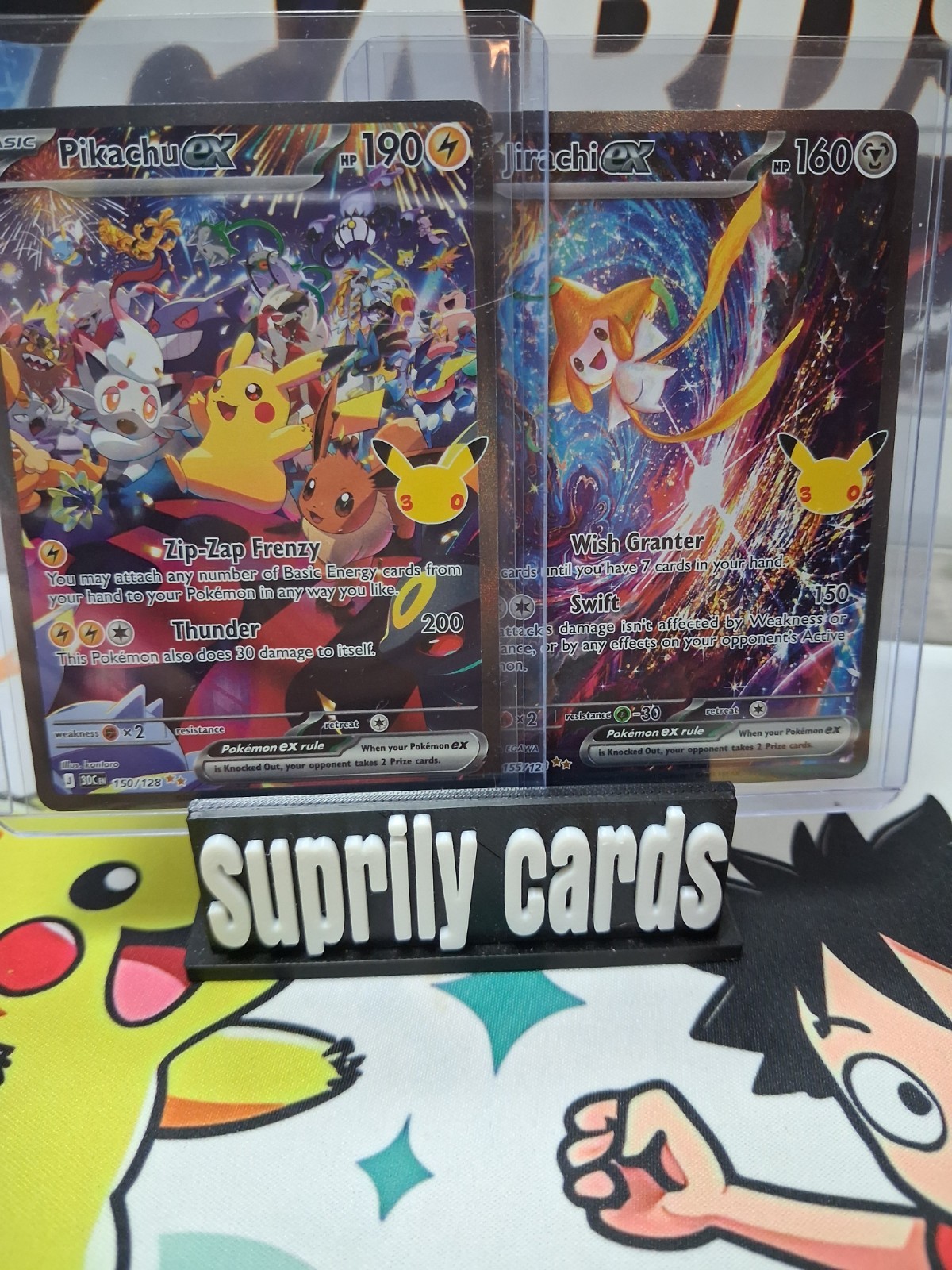 Pokemon 30th Anniversary Pikachu Sir / Jirachi Sir