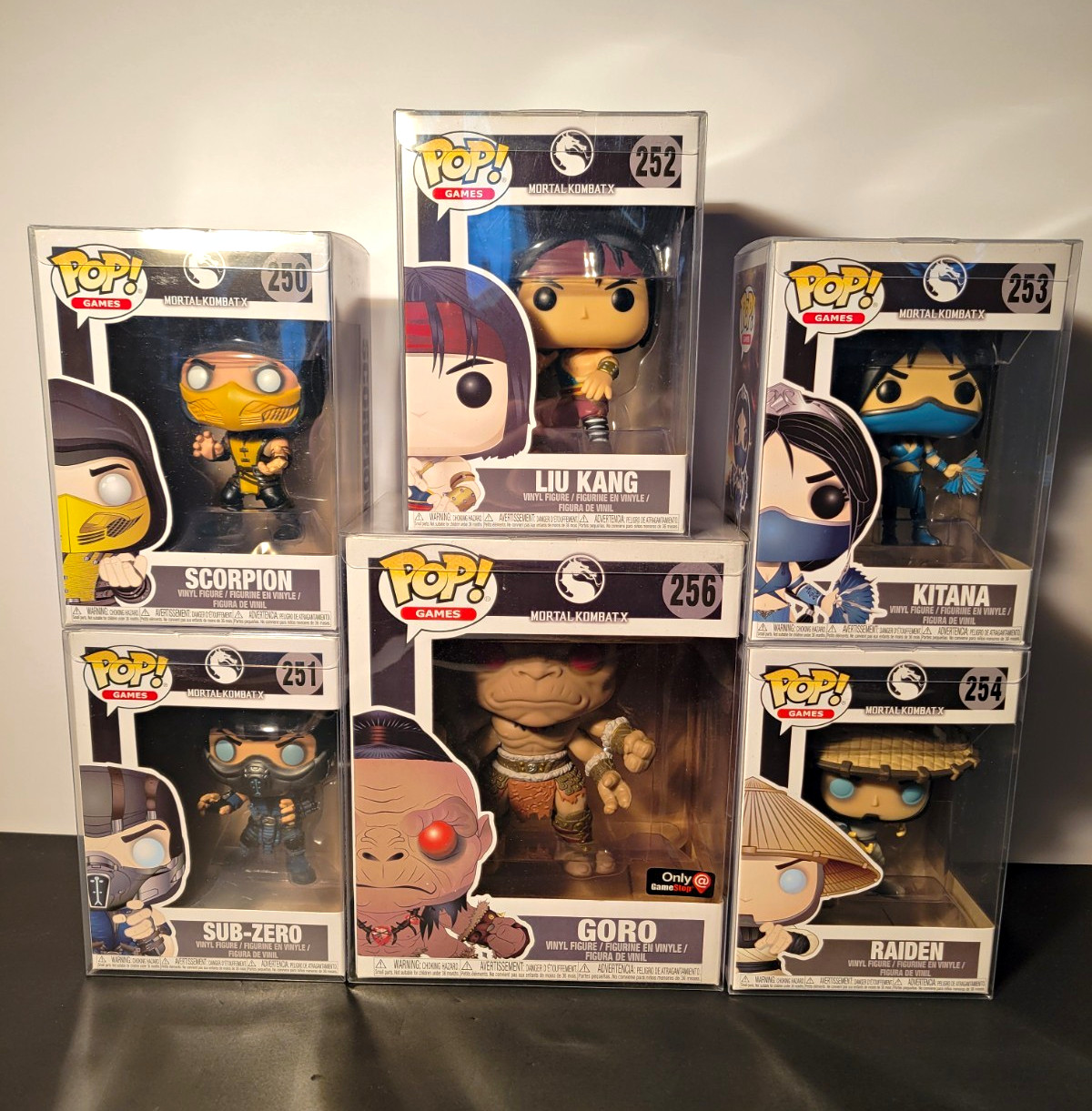Mortal Kombat Funko Set of 6