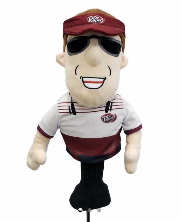 RARE Dr Pepper Larry Culpepper Fansville NCAA Plush Golf Head Cover 