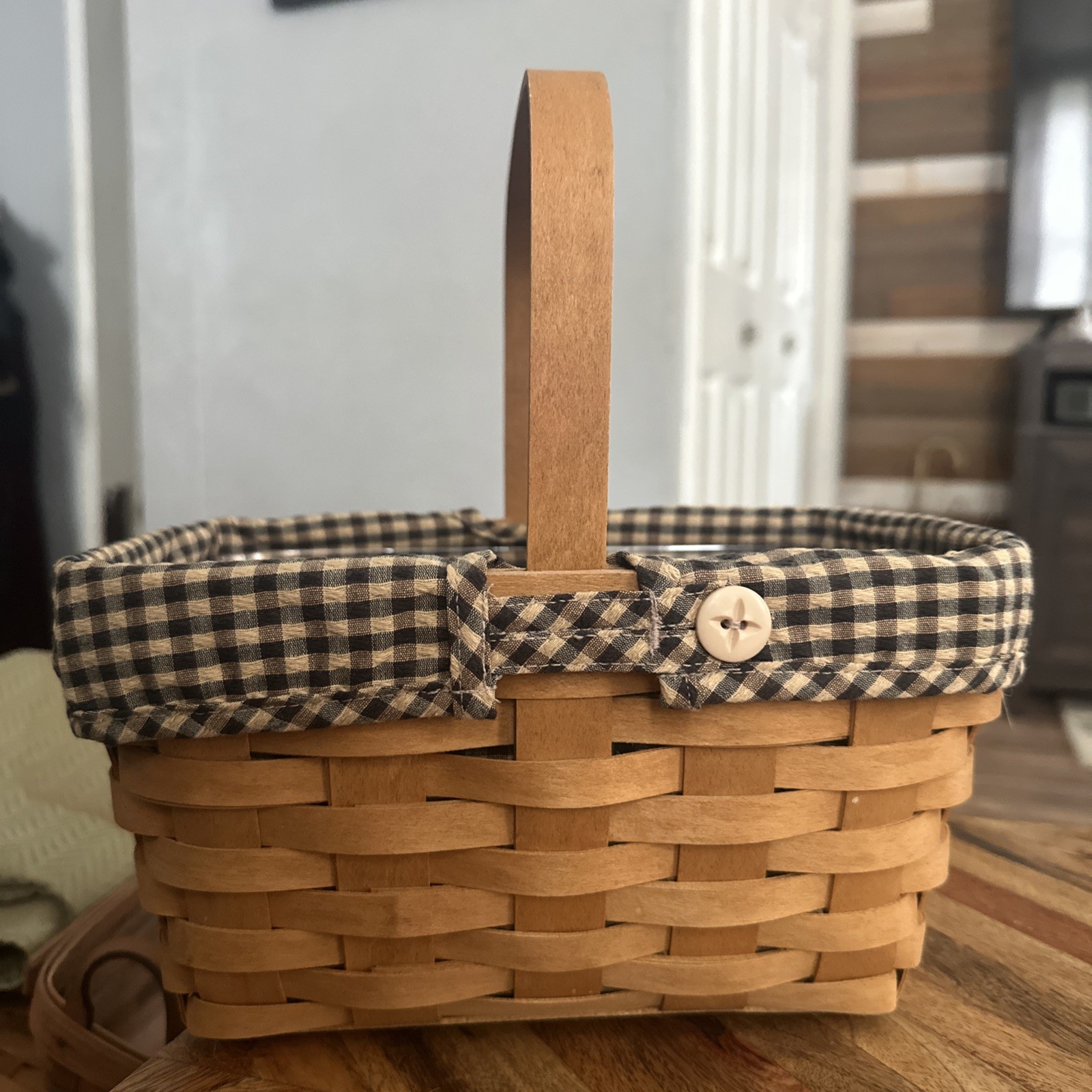 🧺 Longaberger 2007 Spring Basket Combo – Signed | Fabric Liner & Protector
