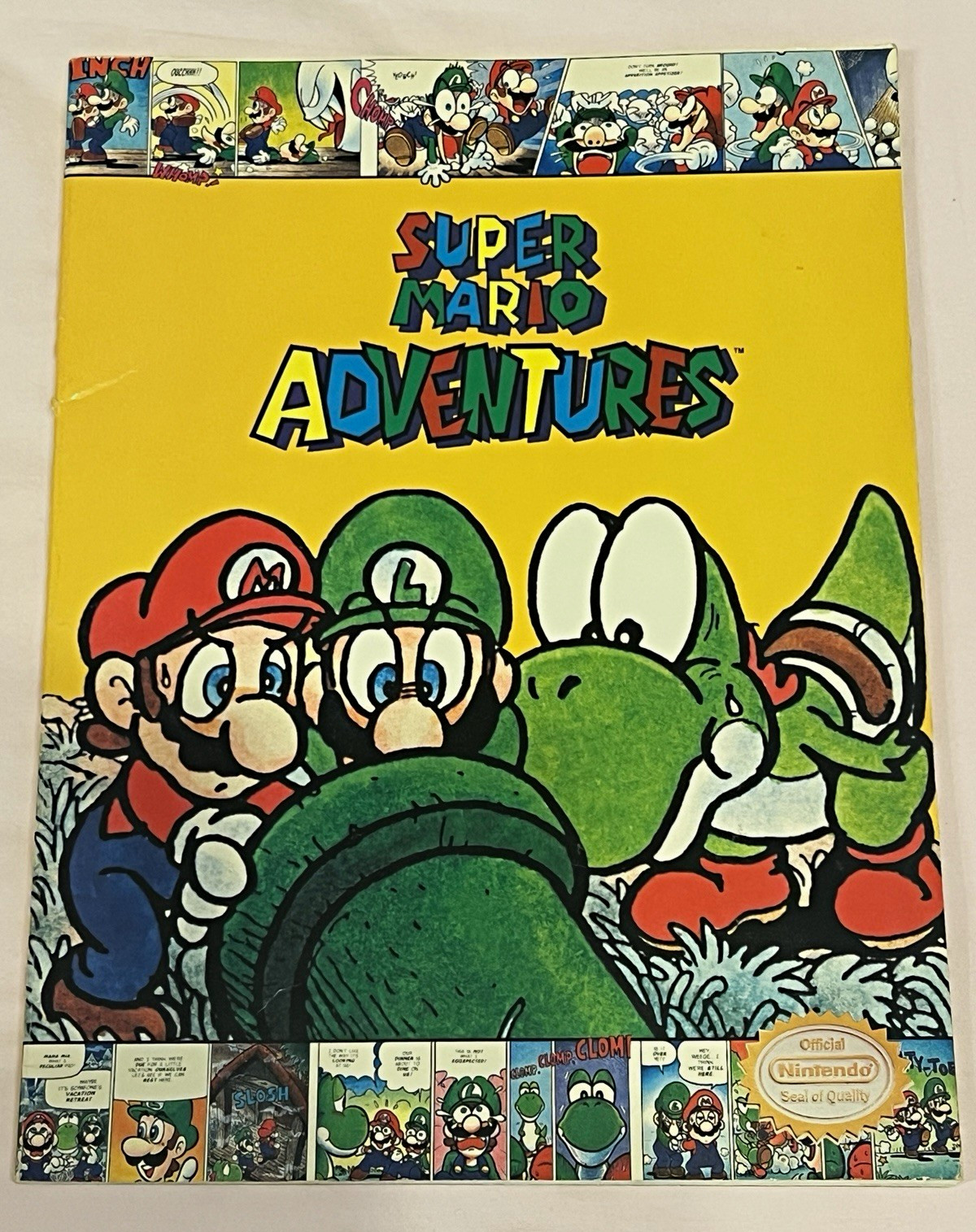 Super Mario Adventures 1993 Nintendo Power Comic Book Mario Luigi Yoshi Vintage