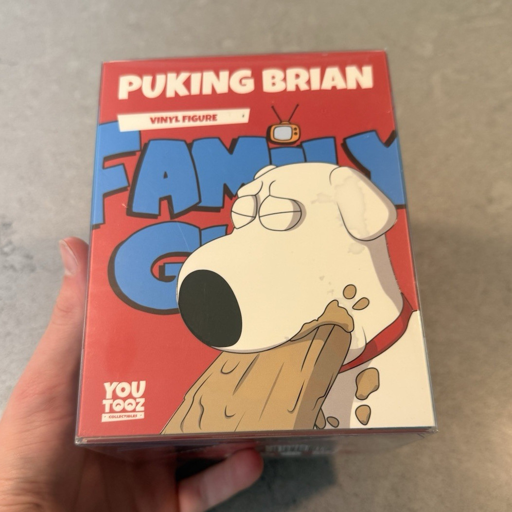 Youtooz Family Guy Brian Griffin Vinyl Figure w/ Protector, Unopened Box
