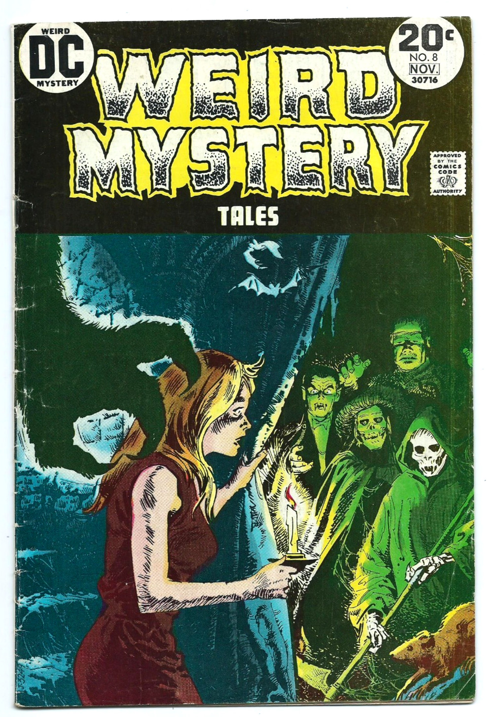 WEIRD MYSTERY TALES #8 -- DC HORROR COMIC -- NOVEMBER 1973