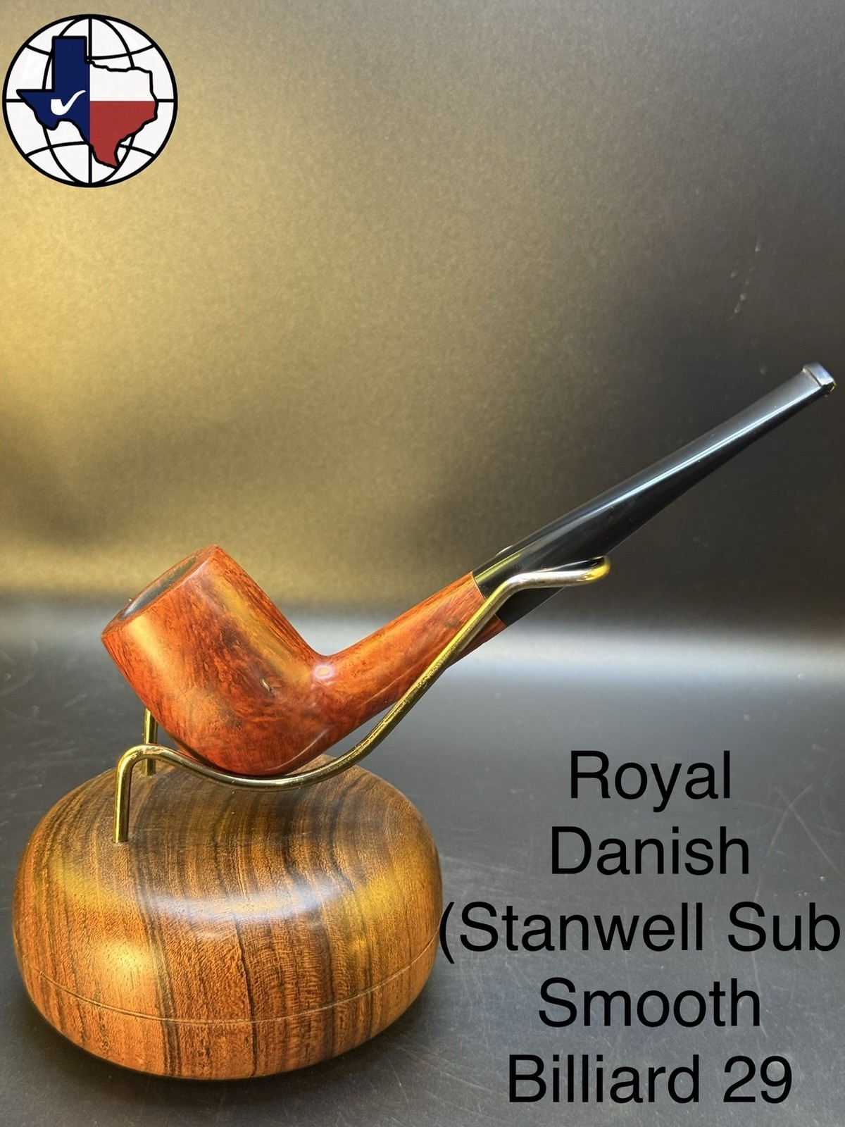 Vintage Royal Danish (Stanwell Sub) Smooth Billiard 29 Tobacco Pipe