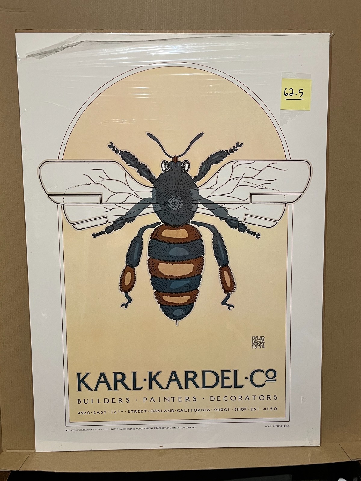 Vintage 🐝 Bee Poster - 1934 Art Print - 24x36” - Premium Matte Paper 200gsm