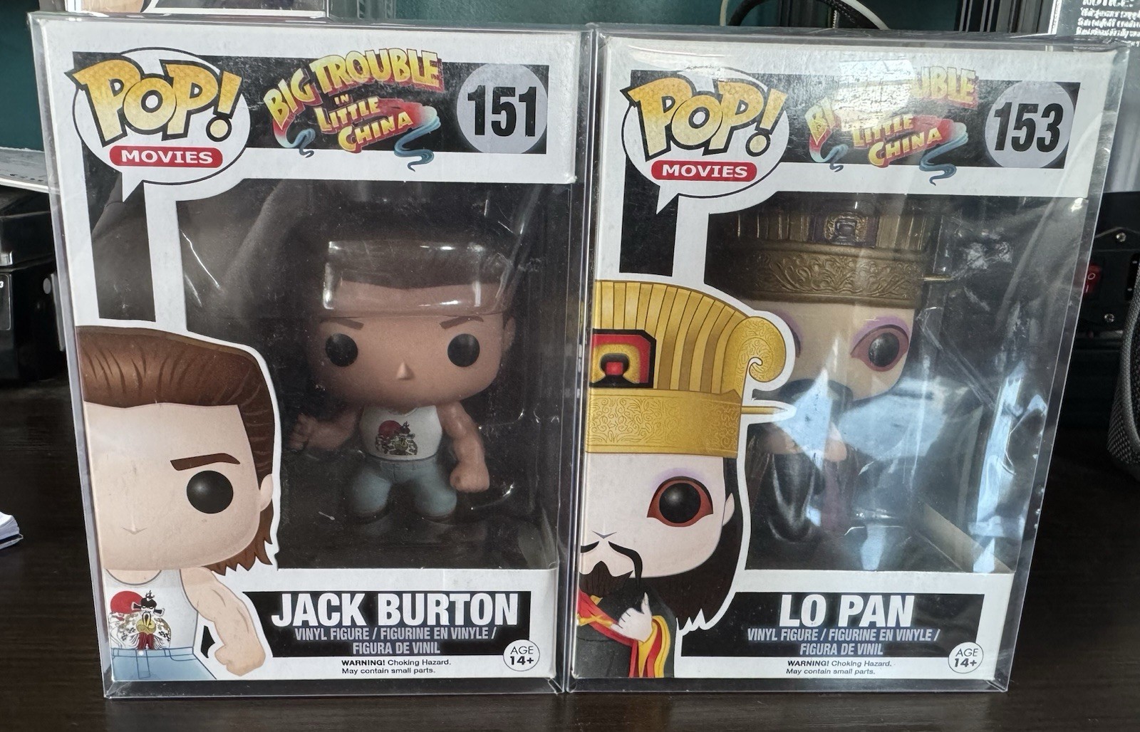 Funko Pop Vinyl: Jack Burton #151 & #153 Lo Pan