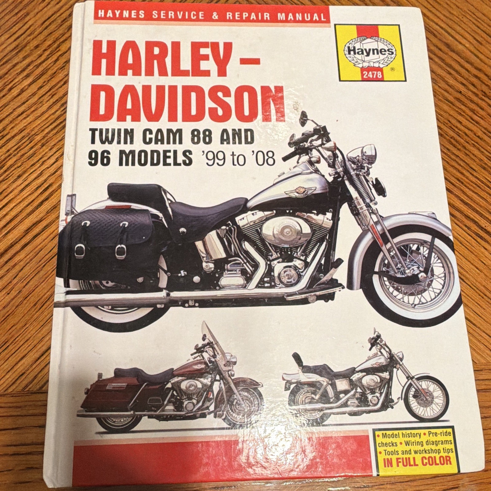 Hayes Hard Cover Harley Repair Manual 1999-2008