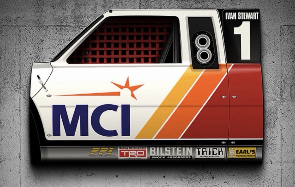 WOW Ivan Stewarts MCI Toyota Baja 500 Door Style  Sign