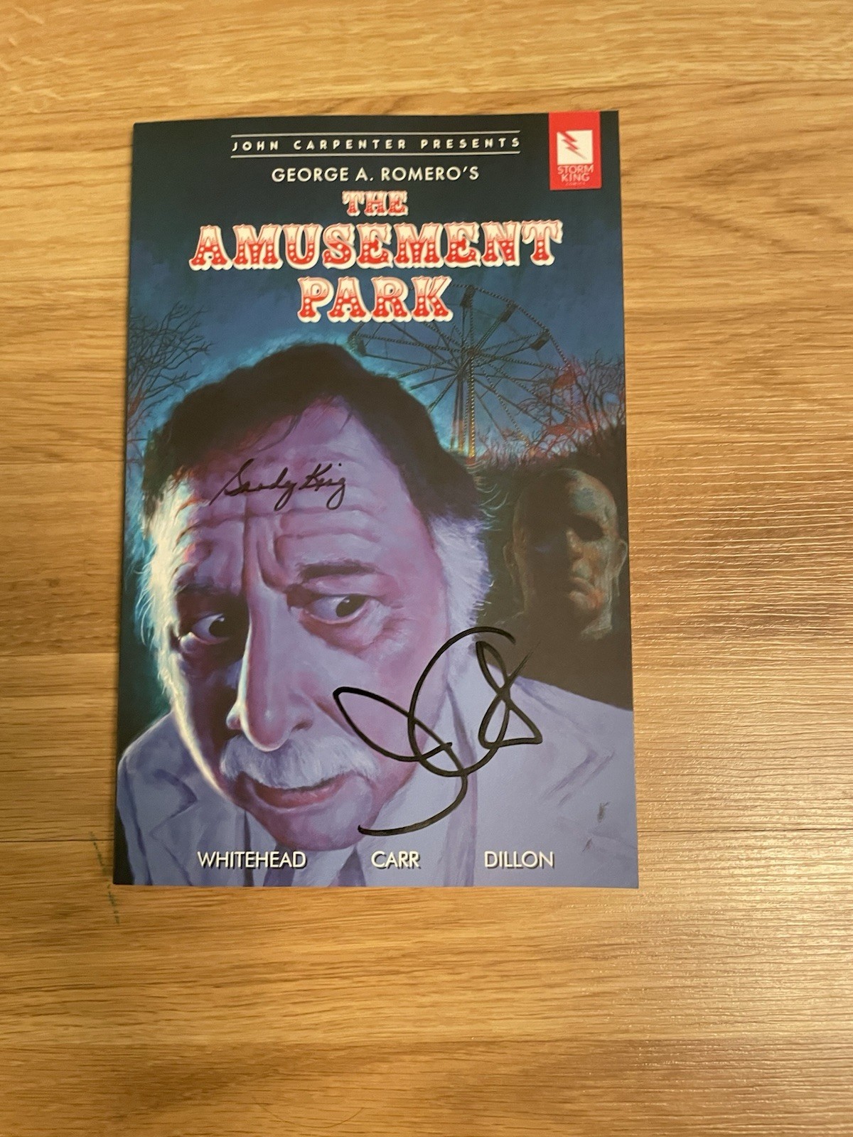 George A. Romero's the Amusement Park (2025) Signed By John Carpenter