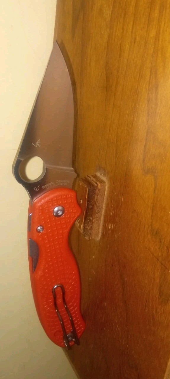 Orange Para3 Lightweight Reproduction Sharp EDC Pocket Knife