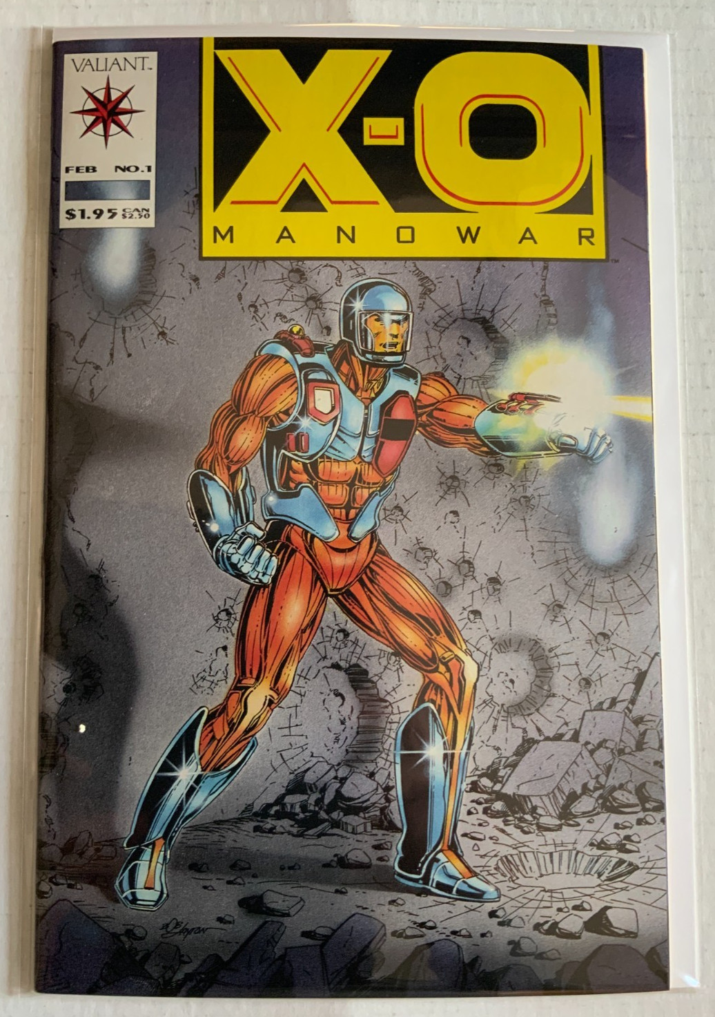 X-O Manowar #1 (1992) Jim Shooter - Englehart - Windsor-Smith - Layton - NM