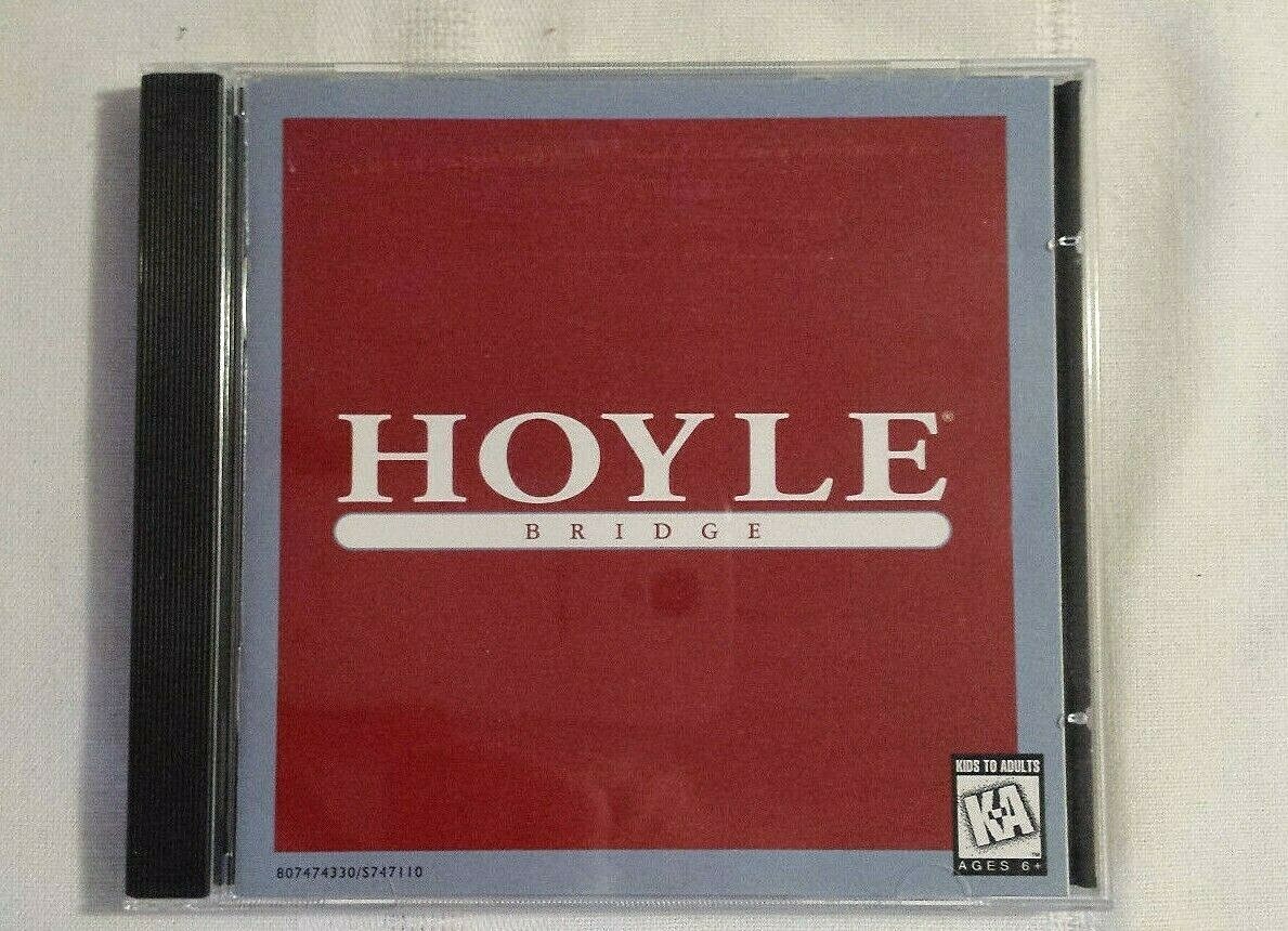 Video Game PC CD-ROM DOS Hoyle Bridge Card Game VTG Sierra Originals Strategy