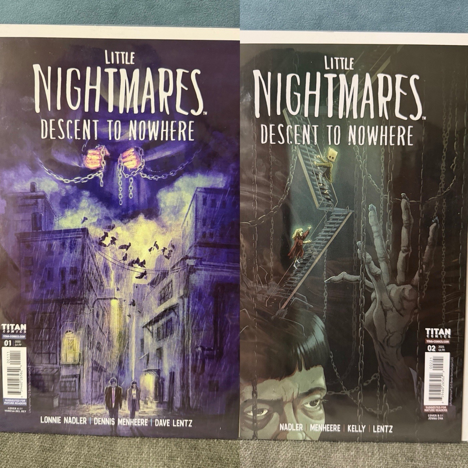 Little Nightmares Descent to Nowhere #1 #2 Pair Set Titan Comics SeeExactPics ✨